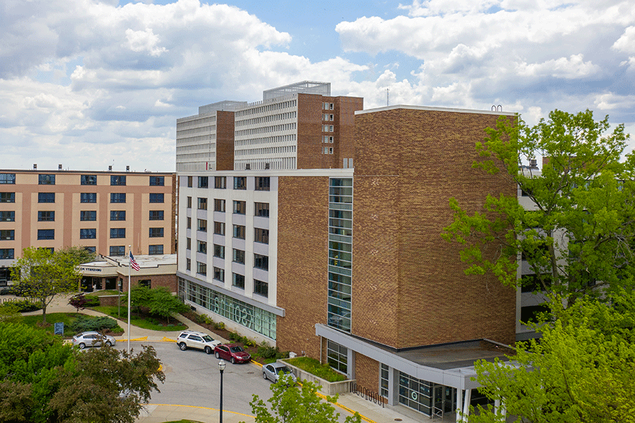 Exterior image of Erickson Hall